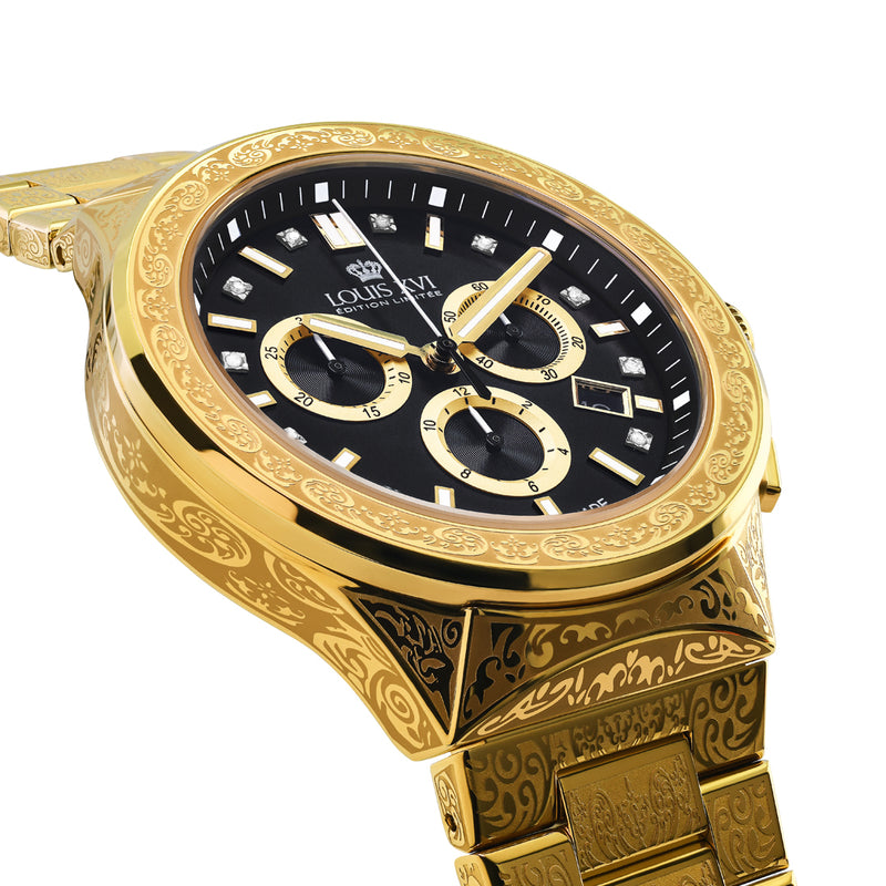 Louis XVI Men's Le Monarque Chronograph Watch